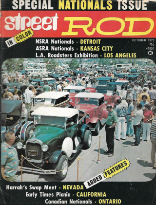 STREET ROD 1972 OCT - HALLOWEEN MACHINE,LA ROADSTERS, CANADIAN NATS, '42 WOODIE*